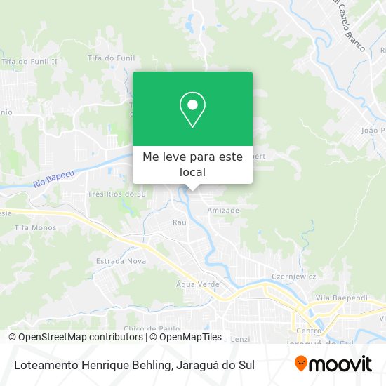 Loteamento Henrique Behling mapa