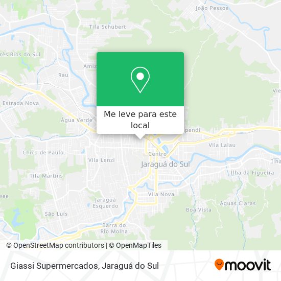 Giassi Supermercados mapa