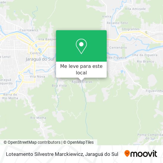 Loteamento Silvestre Marckiewicz mapa