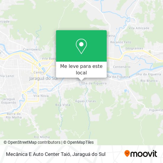 Mecânica E Auto Center Taió mapa