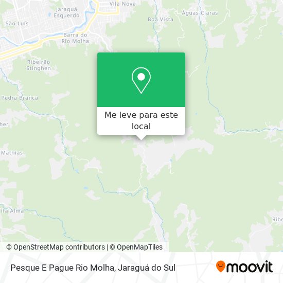 Pesque E Pague Rio Molha mapa