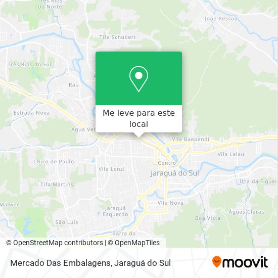 Mercado Das Embalagens mapa