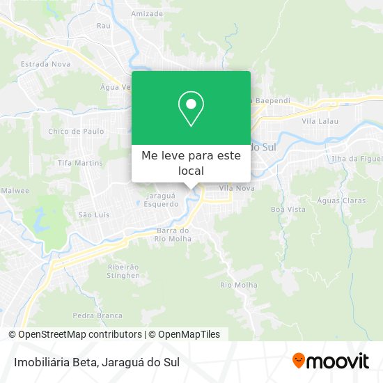 Imobiliária Beta mapa
