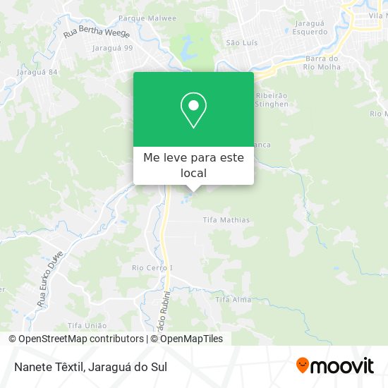 Nanete Têxtil mapa