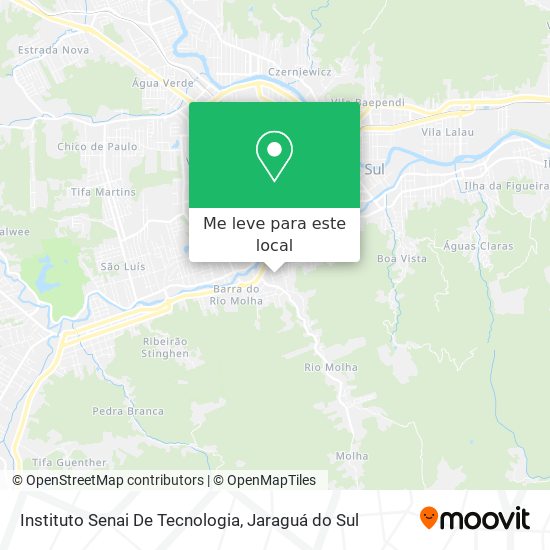 Instituto Senai De Tecnologia mapa