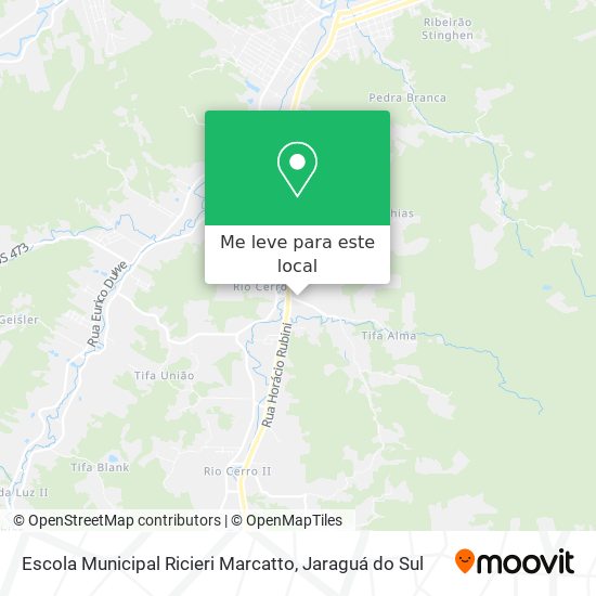 Escola Municipal Ricieri Marcatto mapa