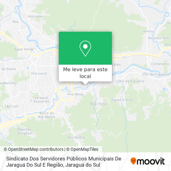 Sindicato Dos Servidores Públicos Municipais De Jaraguá Do Sul E Região mapa