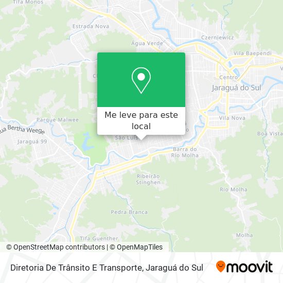 Diretoria De Trânsito E Transporte mapa