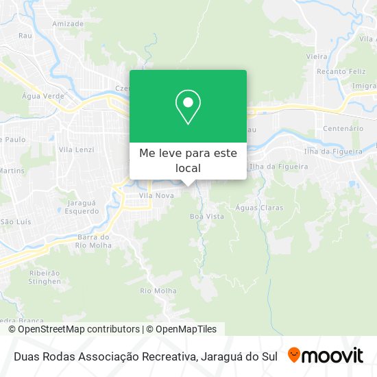 Duas Rodas Associação Recreativa mapa
