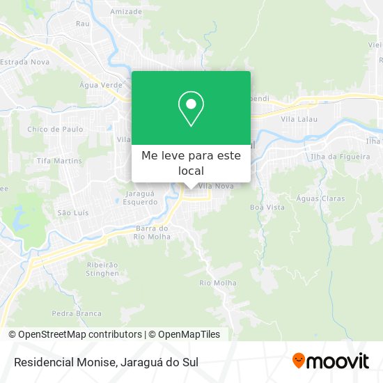 Residencial Monise mapa
