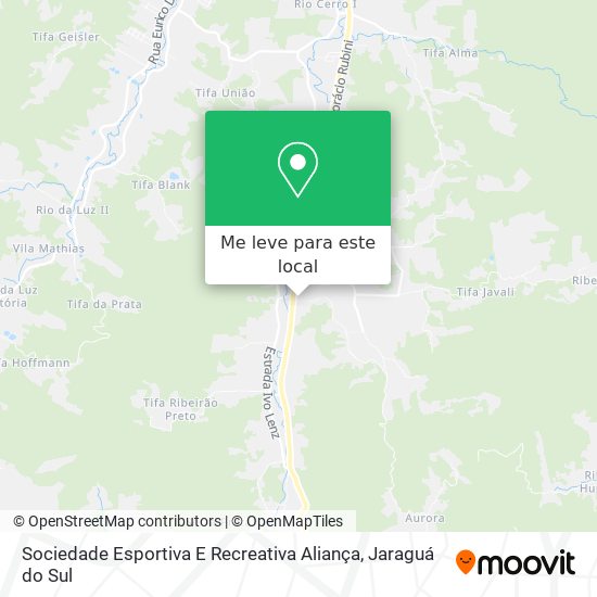 Sociedade Esportiva E Recreativa Aliança mapa