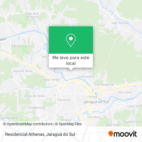 Residencial Athenas mapa