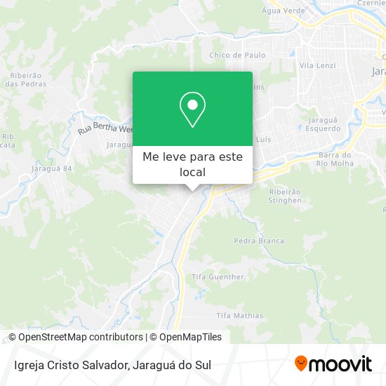 Igreja Cristo Salvador mapa