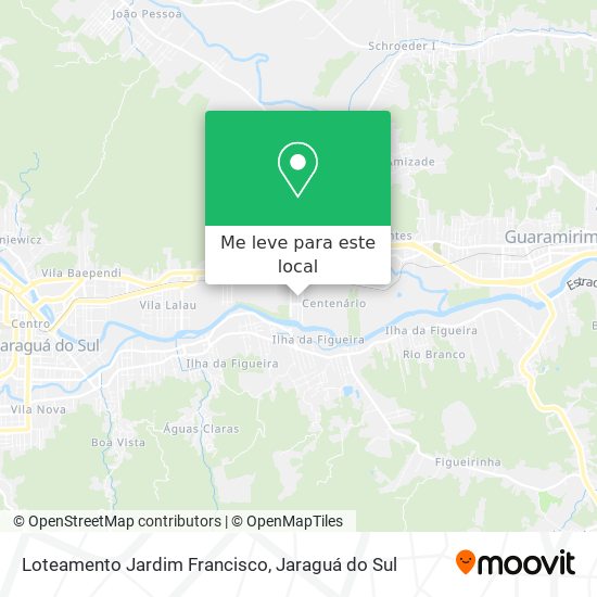 Loteamento Jardim Francisco mapa