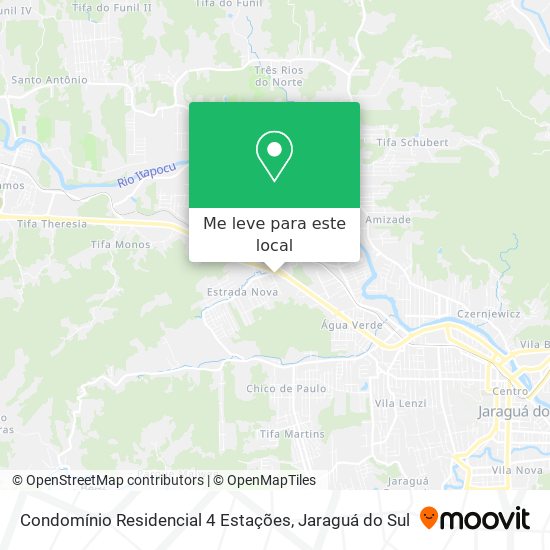 Condomínio Residencial 4 Estações mapa