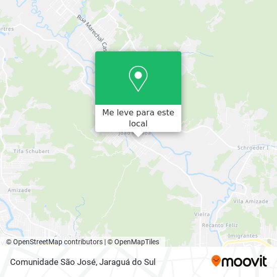 Comunidade São José mapa