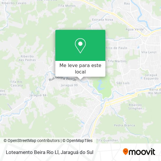 Loteamento Beira Rio Ll mapa