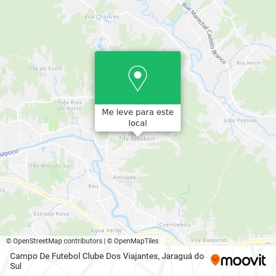 Campo De Futebol Clube Dos Viajantes mapa