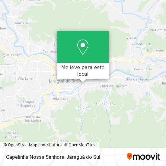 Capelinha Nossa Senhora mapa