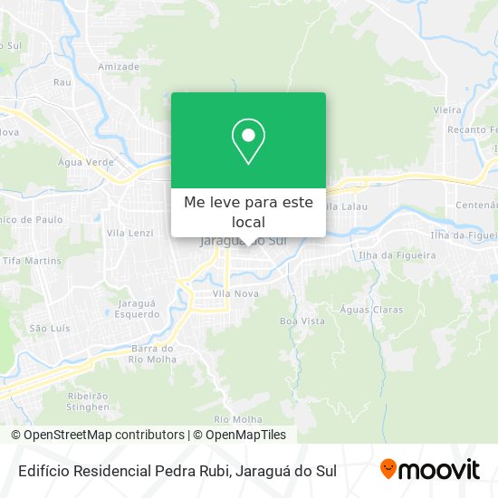 Edifício Residencial Pedra Rubi mapa