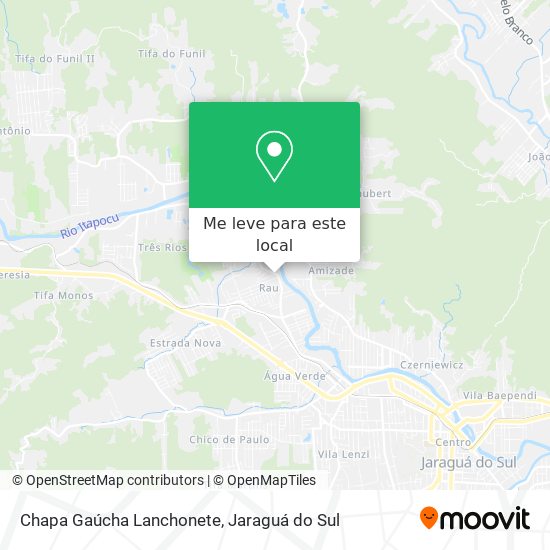 Chapa Gaúcha Lanchonete mapa