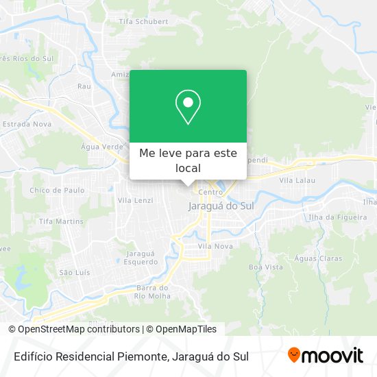 Edifício Residencial Piemonte mapa