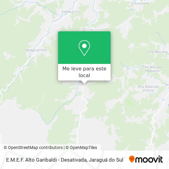 E.M.E.F. Alto Garibaldi - Desativada mapa