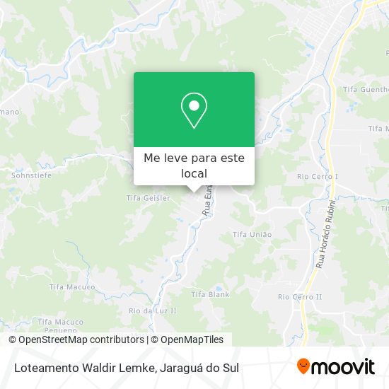 Loteamento Waldir Lemke mapa