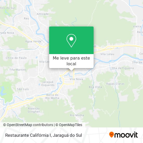 Restaurante Califórnia I mapa
