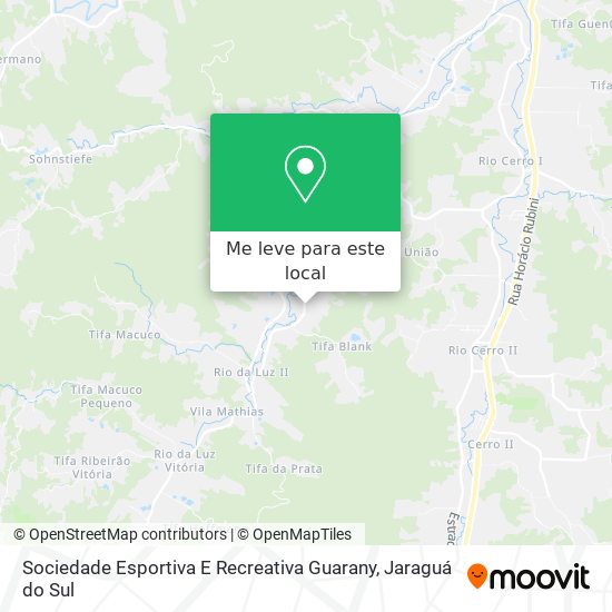 Sociedade Esportiva E Recreativa Guarany mapa