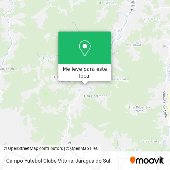 Campo Futebol Clube Vitória mapa