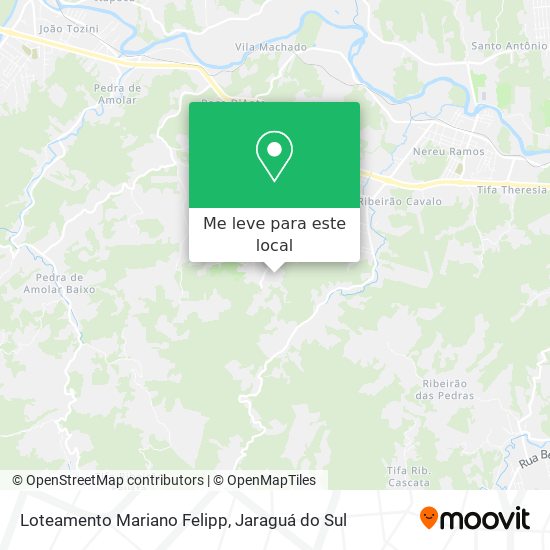 Loteamento Mariano Felipp mapa