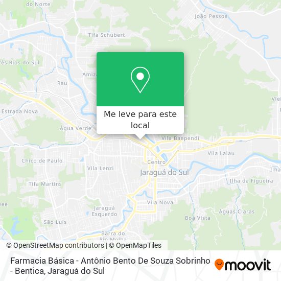 Farmacia Básica - Antônio Bento De Souza Sobrinho - Bentica mapa