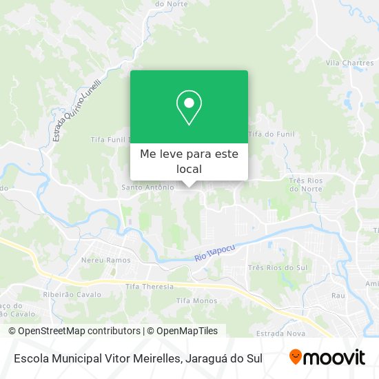 Escola Municipal Vitor Meirelles mapa