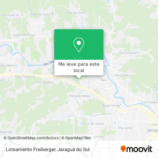 Loteamento Freiberger mapa