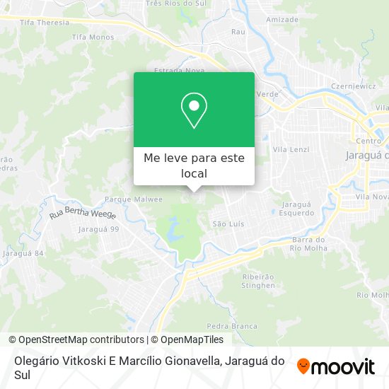 Olegário Vitkoski E Marcílio Gionavella mapa