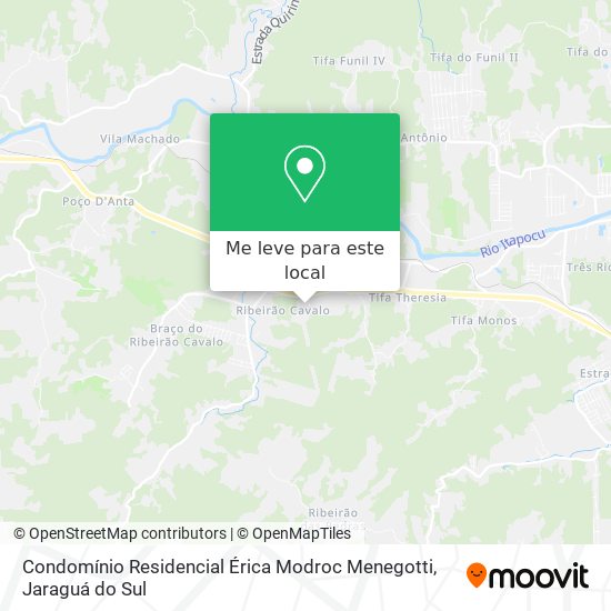 Condomínio Residencial Érica Modroc Menegotti mapa