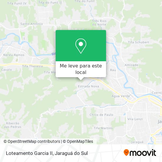 Loteamento Garcia II mapa