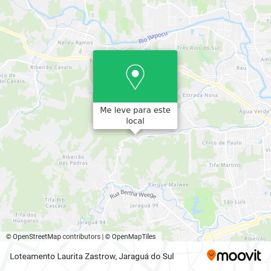 Loteamento Laurita Zastrow mapa