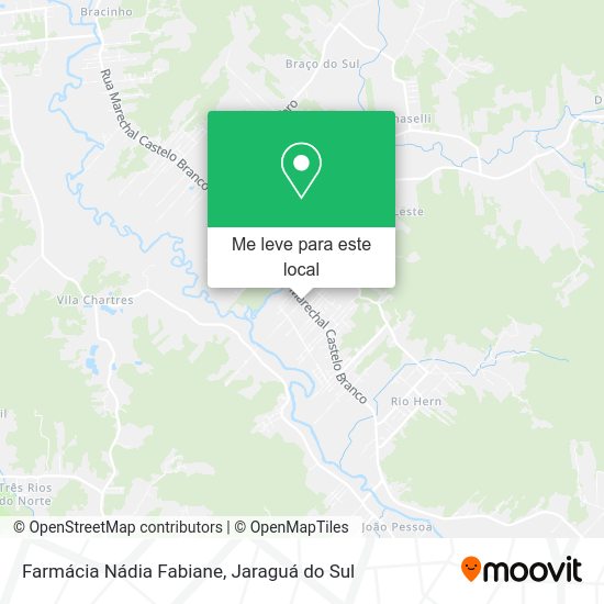 Farmácia Nádia Fabiane mapa