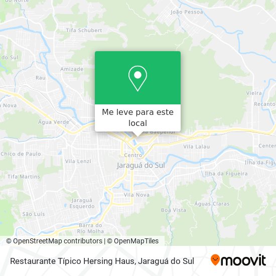 Restaurante Típico Hersing Haus mapa
