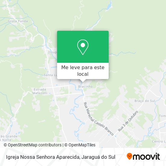 Igreja Nossa Senhora Aparecida mapa
