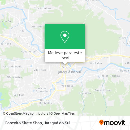 Conceito Skate Shop mapa