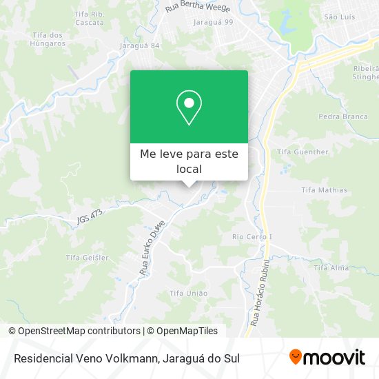 Residencial Veno Volkmann mapa