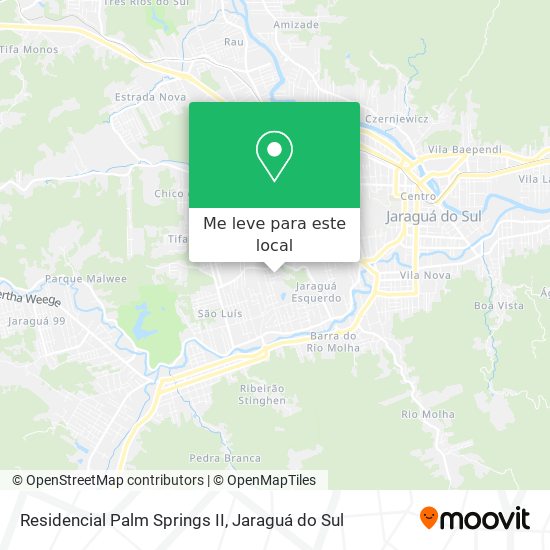 Residencial Palm Springs II mapa