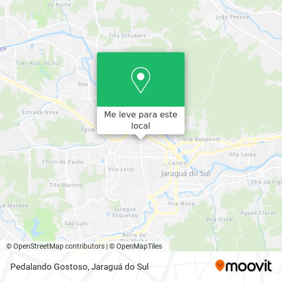 Pedalando Gostoso mapa