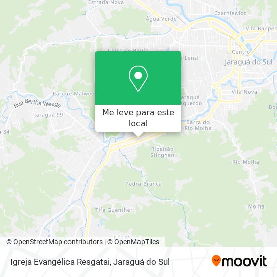 Igreja Evangélica Resgatai mapa