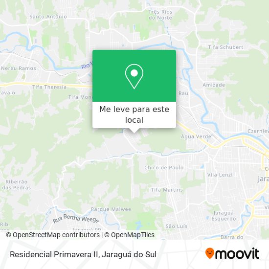 Residencial Primavera II mapa