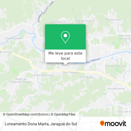 Loteamento Dona Marta mapa