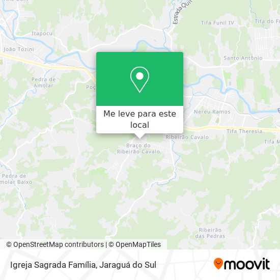 Igreja Sagrada Família mapa